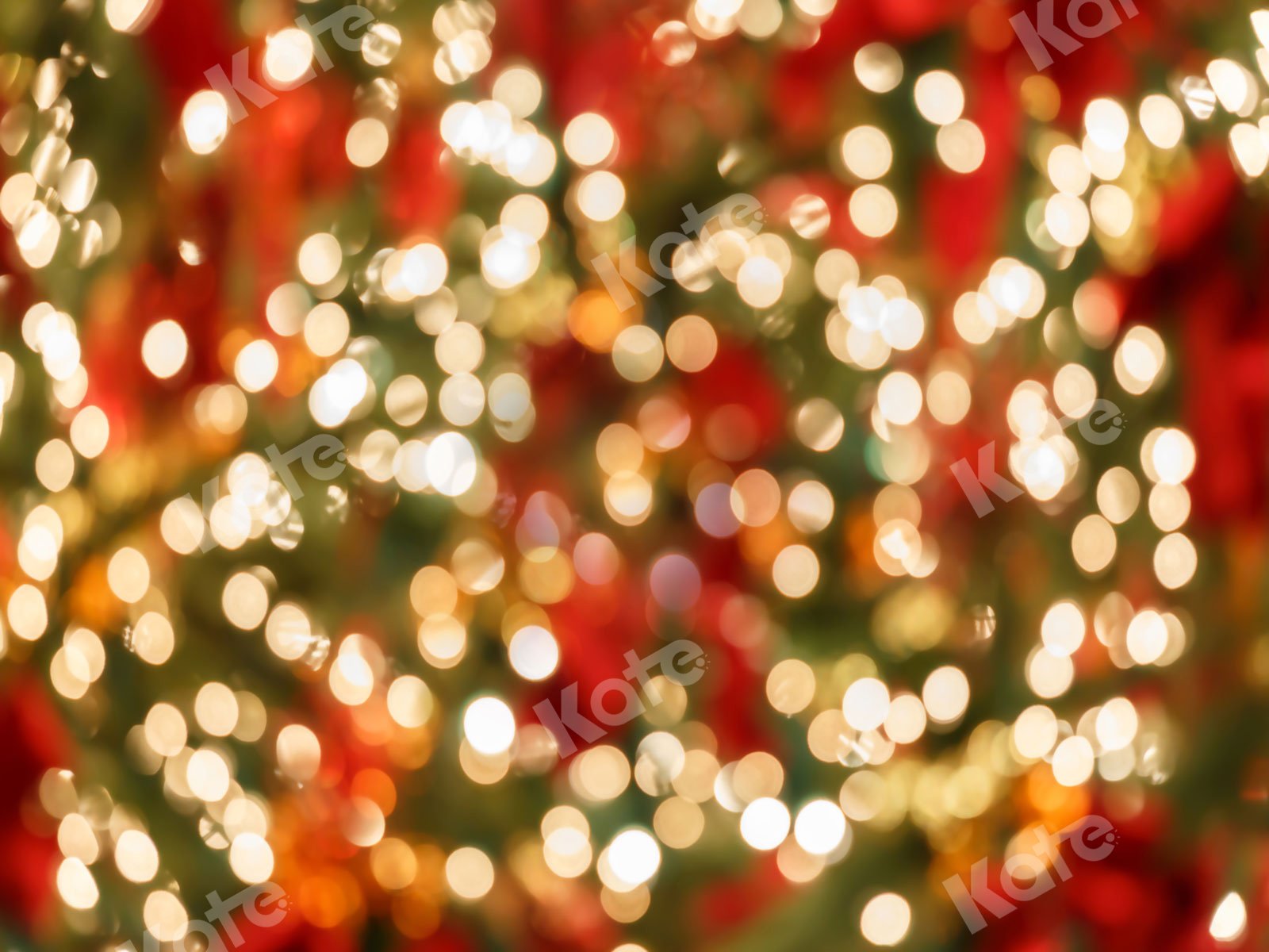 Kate Bokeh Noël Rouge Doré Toile de fond pour la photographie - Kate Backdrop FR