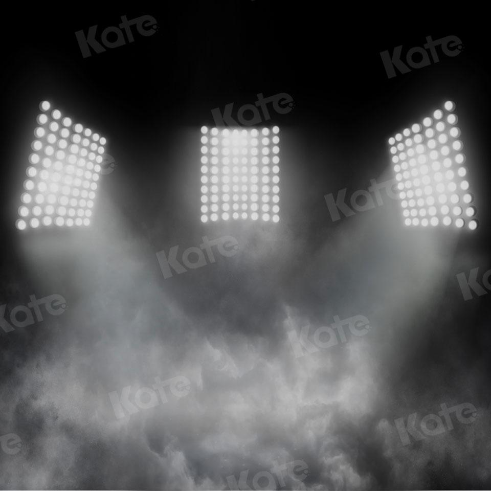 Kate Lumière brumeuse Sport Noir Blanc Toile de fond pour la photographie - Kate Backdrop FR