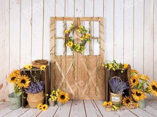 Katebackdrop£ºKate Sunflower Spring Backdrop Designed by Jia Chan Photography