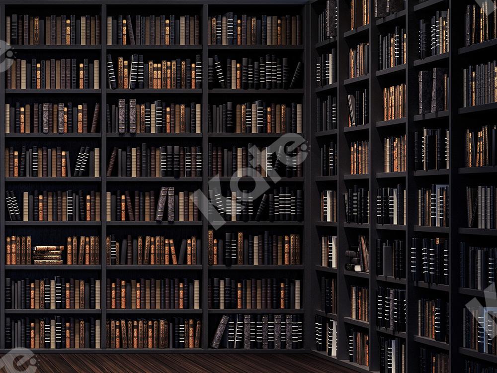 Kate Retour à l'école Bibliothèque Étagère Livres Toile de fond conçue par Emetselch - Kate Backdrop FR