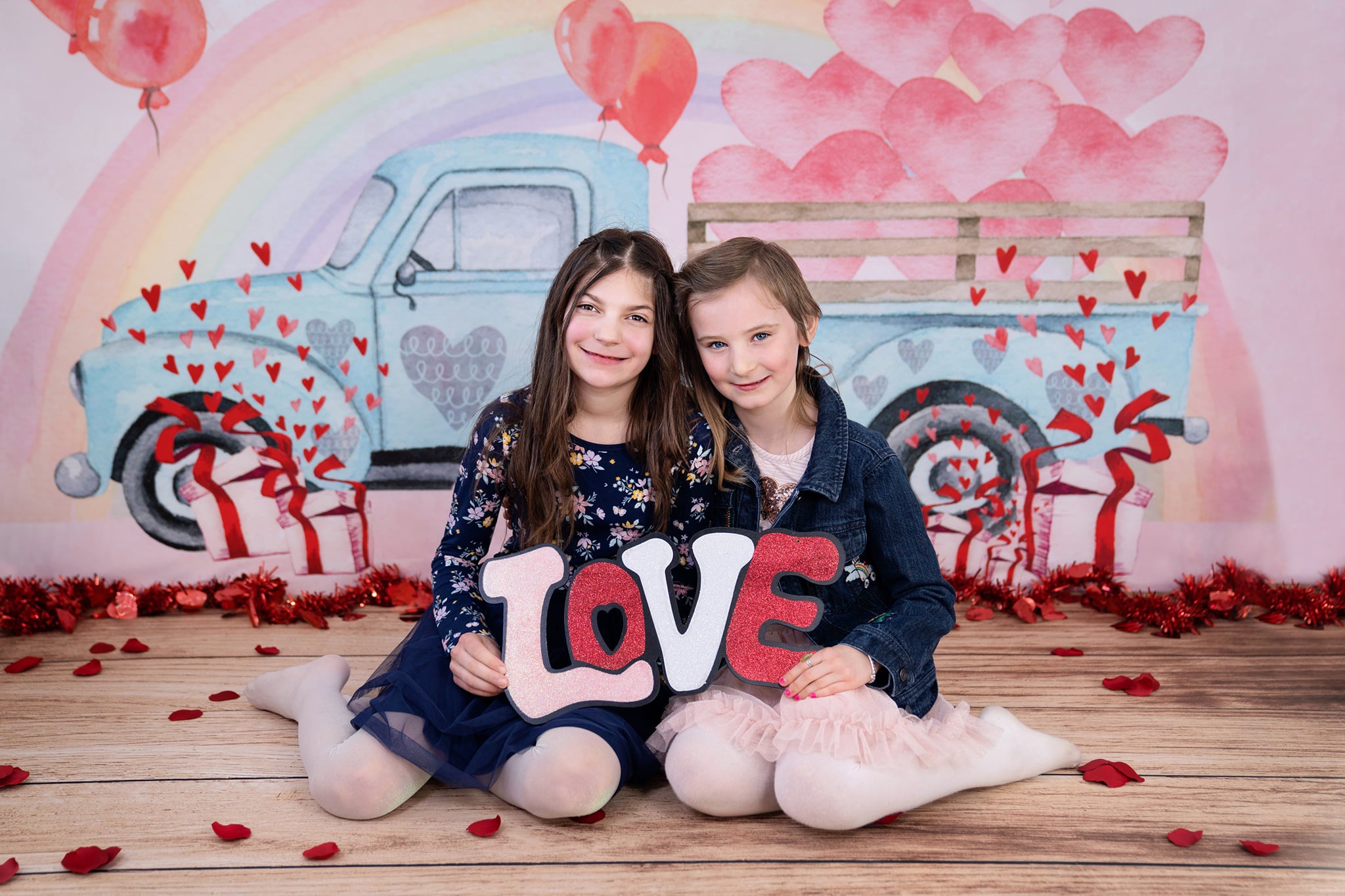 Toile de fond Kate La Saint-Valentin Camion d'amour conçue par GQ