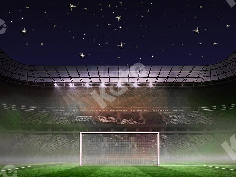 Kate Terrain de football Sport Toile de fond conçu par Jia Chan Photographie - Kate Backdrop FR