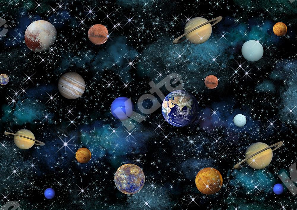 Kate Étoiles Astéroïdes Espace cosmique Planètes Toile de fond conçu par GQ