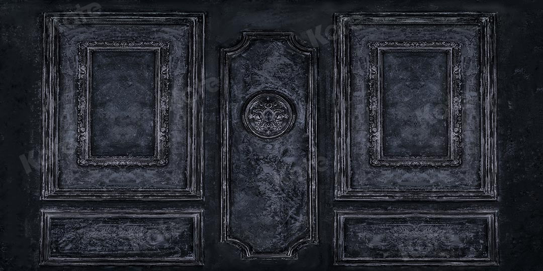 Kate Bleu foncé Vintage Mur Boudoir Mariage Toile de fond conçu par Chain Photographie - Kate Backdrop FR