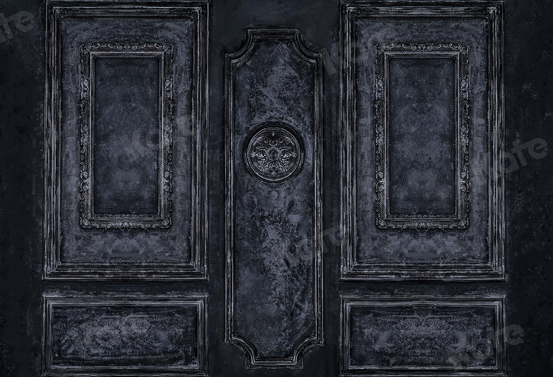 Kate Bleu foncé Vintage Mur Boudoir Mariage Toile de fond conçu par Chain Photographie - Kate Backdrop FR