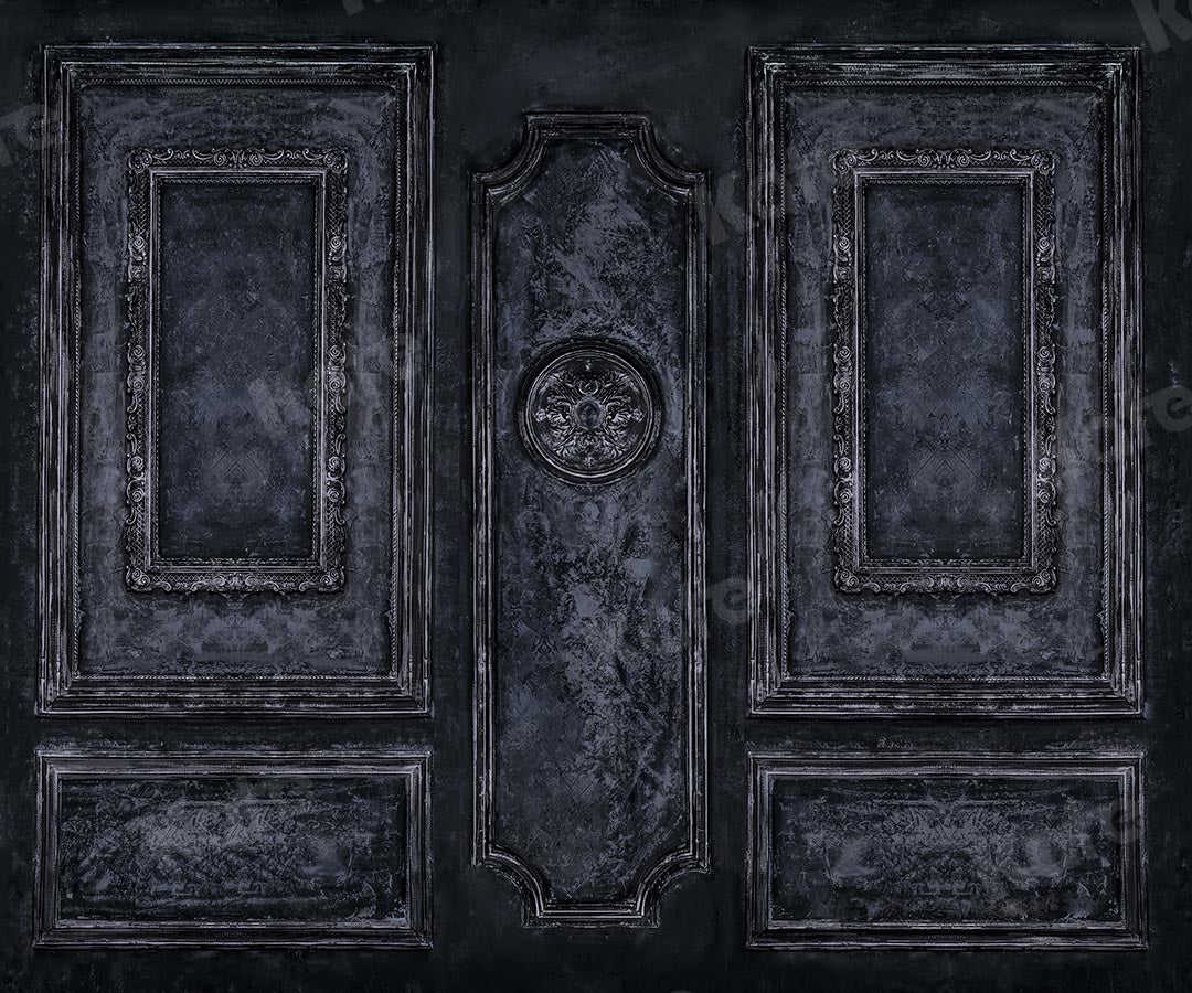 Kate Bleu foncé Vintage Mur Boudoir Mariage Toile de fond conçu par Chain Photographie - Kate Backdrop FR