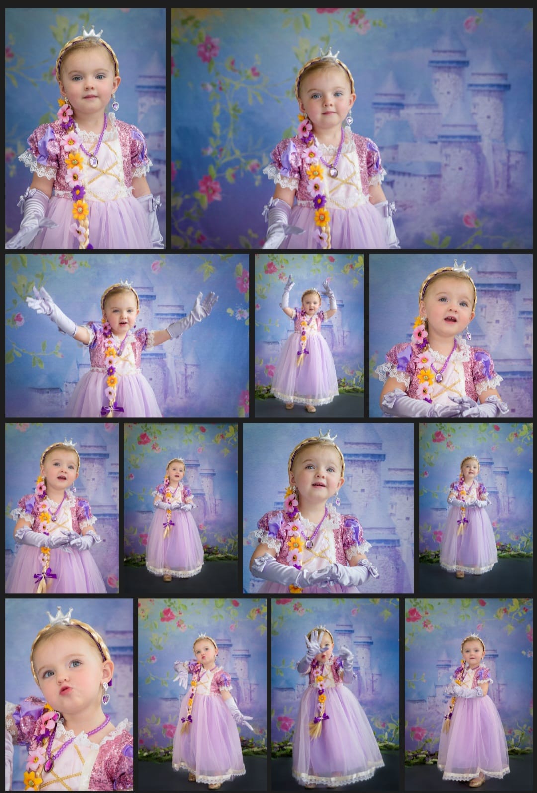 Kate Château Rêve Fleurs Printemps Cake smash Toile de fond conçue par Emetselch - Kate Backdrop FR