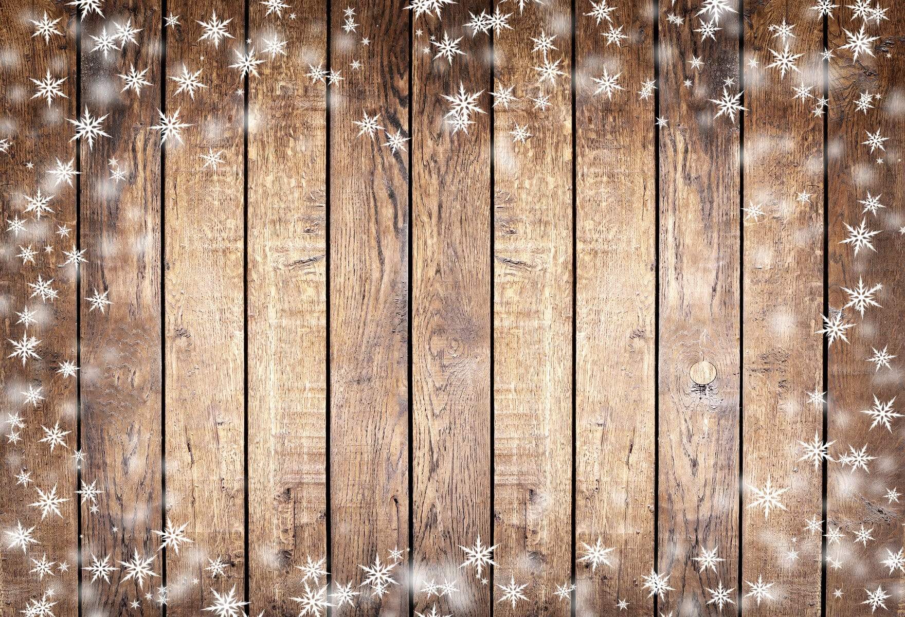 Katebackdrop隆锚oKate brown snow drop wood rubber floor mat