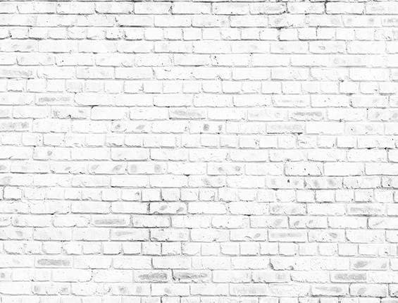 Katebackdrop鎷㈡綖Kate Simple Retro White Brick Wall Backdrop for Photography