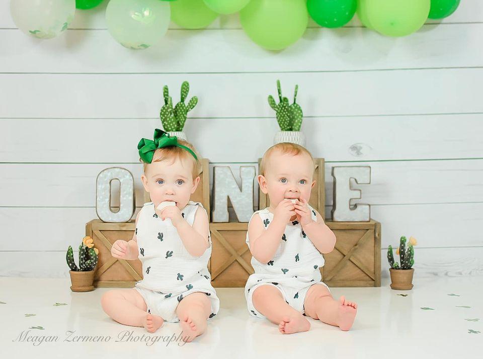Kate Bois Blanc Mur/Sol Anniversaire Toile de fond pour la photographie - Kate Backdrop FR