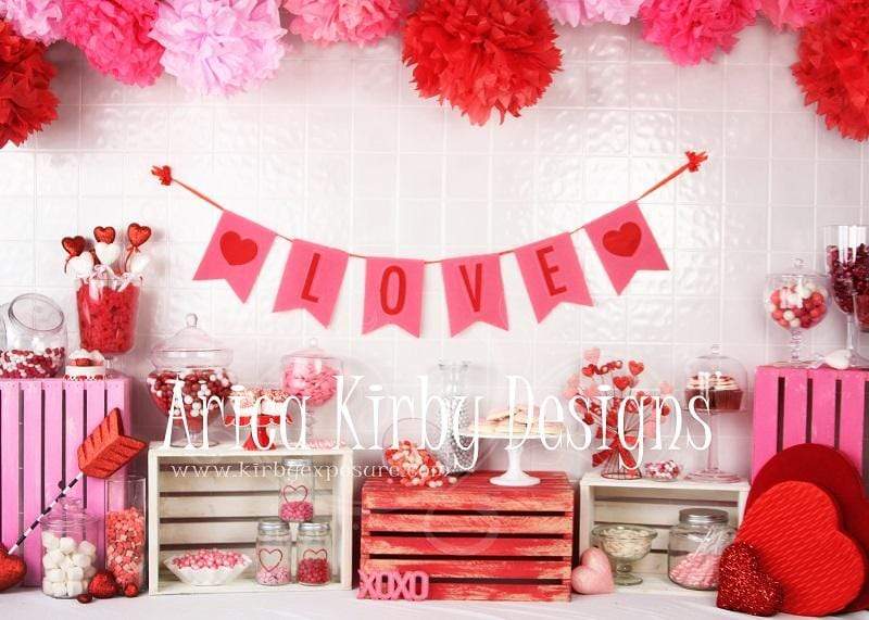 Katebackdrop£ºKate Valentine Sweet Shoppe Backdrop designed by Arica Kirby