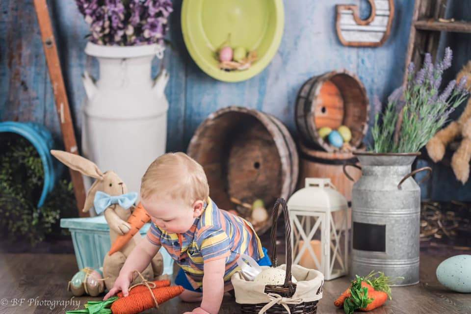 Katebackdrop£ºKate Egg-celent Easter Backdrop designed by Arica Kirby