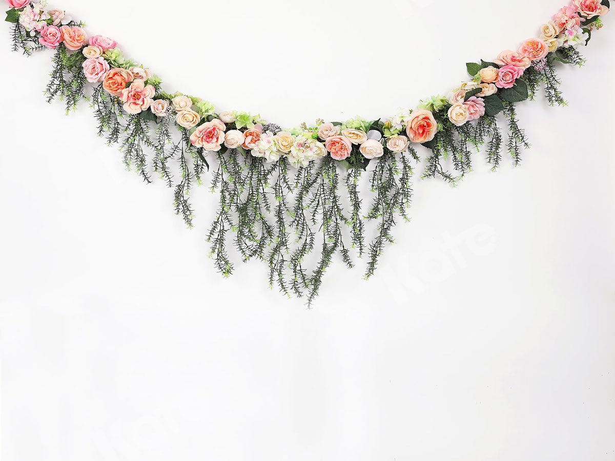 Kate Rose Guirlande Fête des mères Toile de fond pour la photographie - Kate Backdrop FR