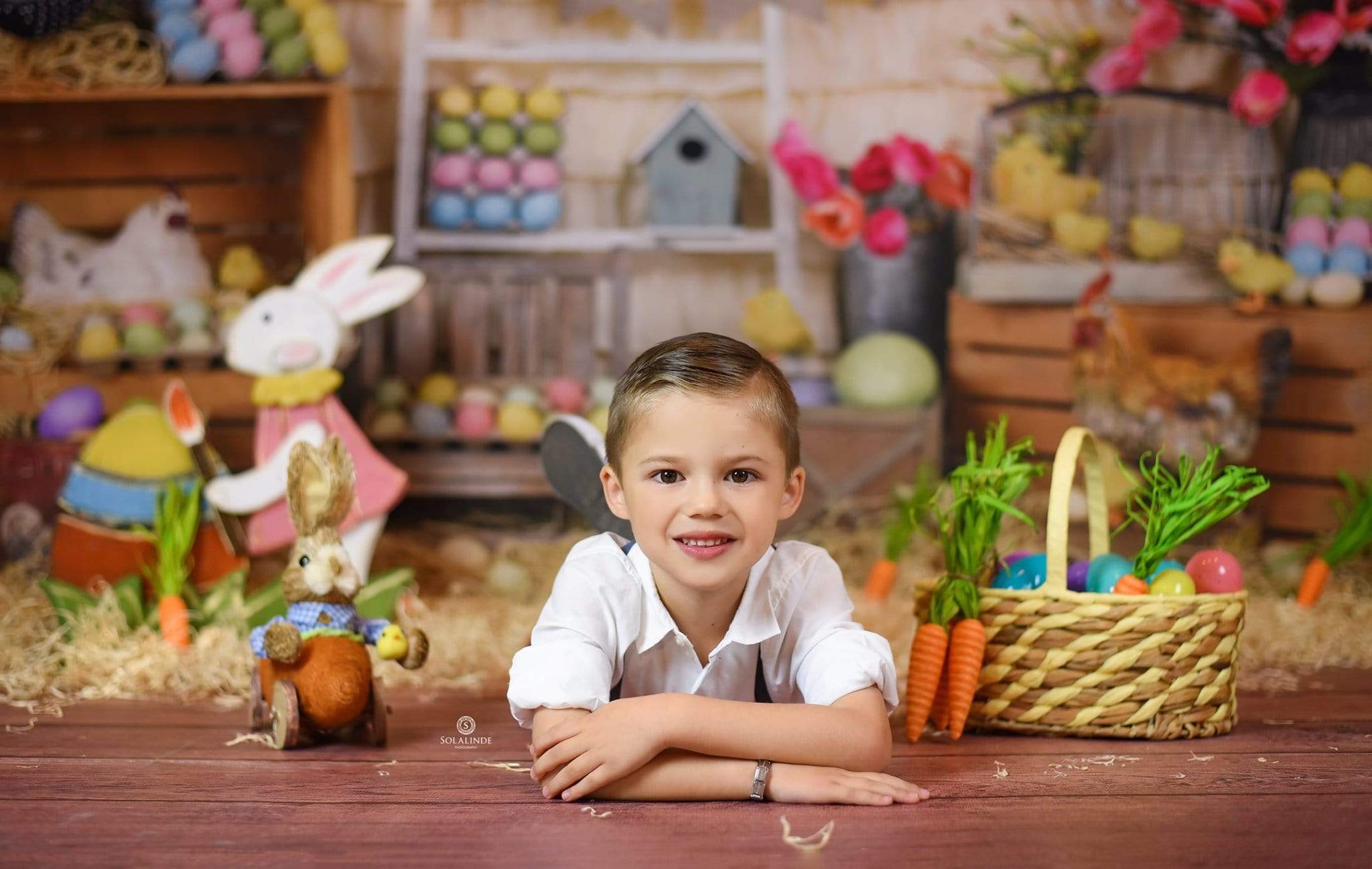 Katebackdrop£ºKate Colorful Eggs Happy Easter Backdrop for Photography