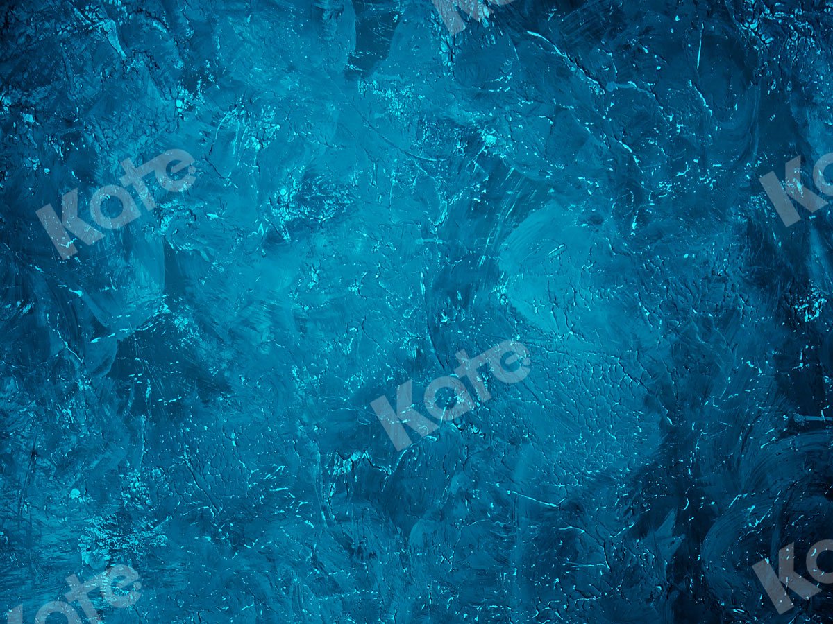 Kate Abstrait Texture Bleu Nouveau-né Toile de fond pour la photographie - Kate Backdrop FR