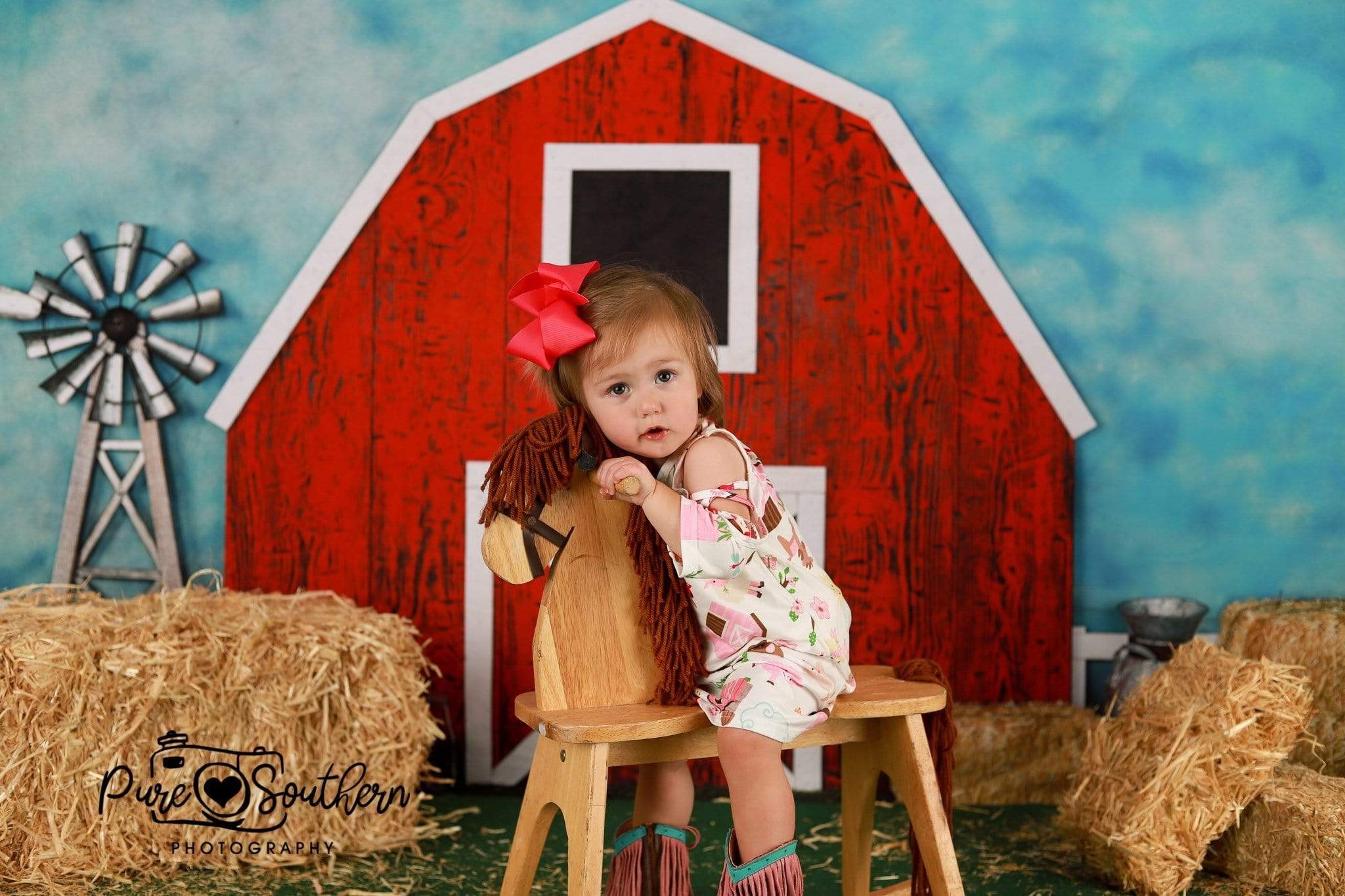 Katebackdrop£ºKate Barnyard Fun Children Summer Backdrops Designed by Arica Kirby
