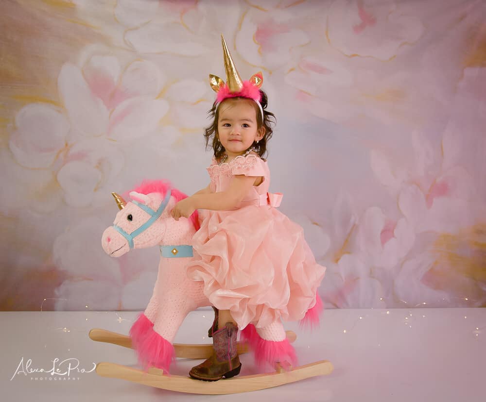 Kate Beaux-arts Fleurs blanches Portrait Toile de fond pour la photographie - Kate Backdrop FR