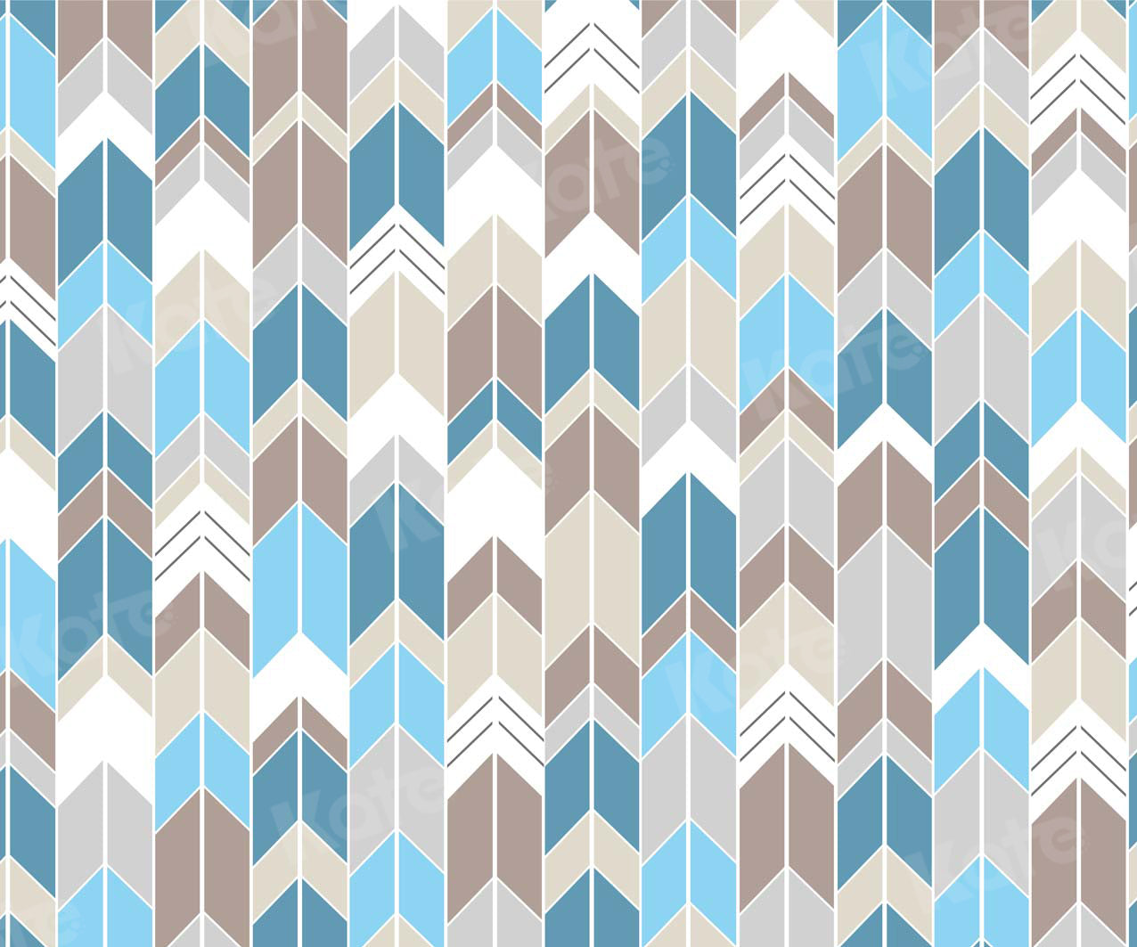 Kate Couleur de lumière transparente Chevron pour toile de fond pour garçons conçue par Krystle Mitchell Photographie