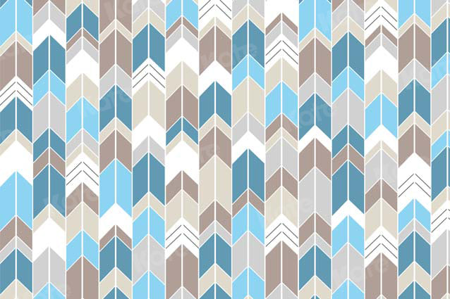 Kate Couleur de lumière transparente Chevron pour toile de fond pour garçons conçue par Krystle Mitchell Photographie