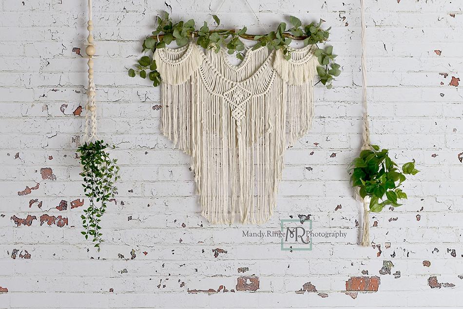 Kate Murale en macramé Simple Boho Toile de fond conçue par Mandy Ringe - Kate Backdrop FR