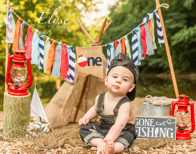 Kate Tente Camping en plein air Pêcher Toile de fond conçue par Danielle Fishbein - Kate Backdrop FR