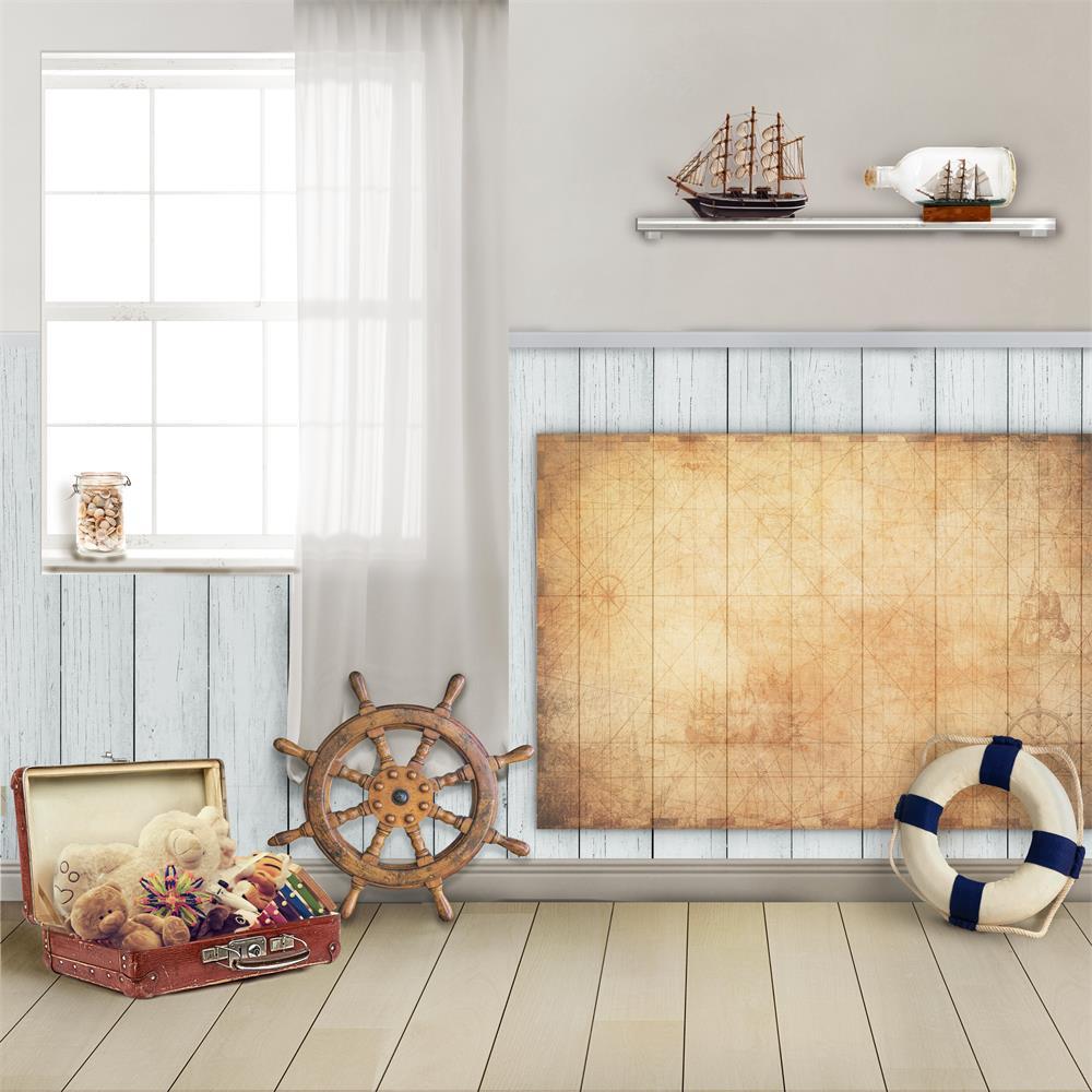 Kate revient à l'école/Voyage autour du monde Photographie fond - Kate Backdrop FR