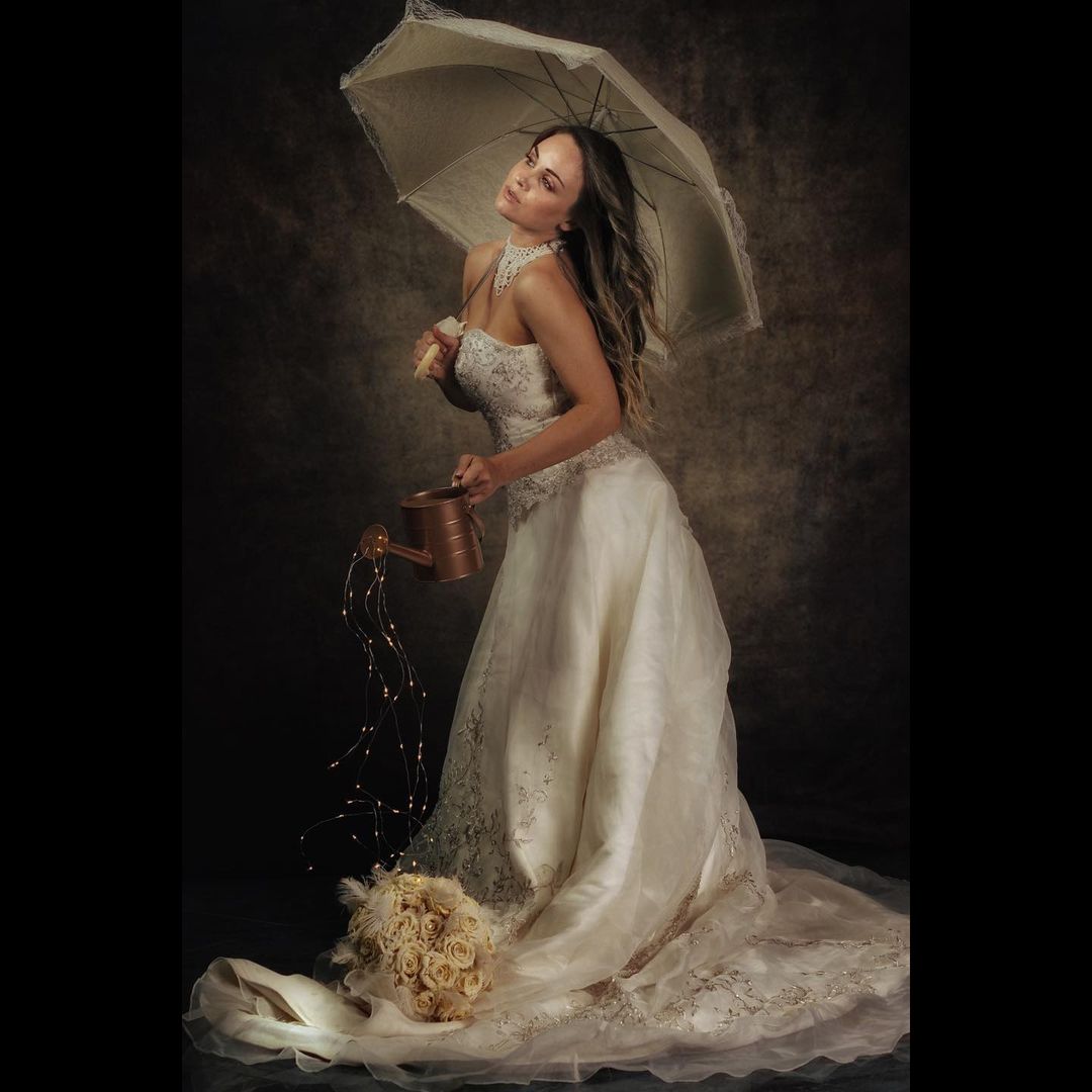 Kate Abstrait Vintage Portrait Texture marron Toile de fond pour la photographie - Kate Backdrop FR