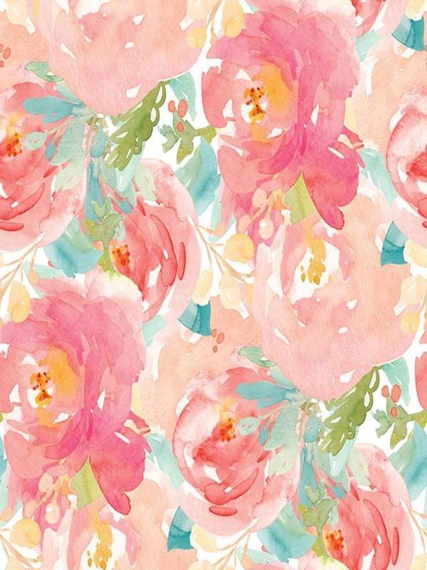 Katebackdrop:Kate Retro Pink Flower White Background Children Photography Backdrop
