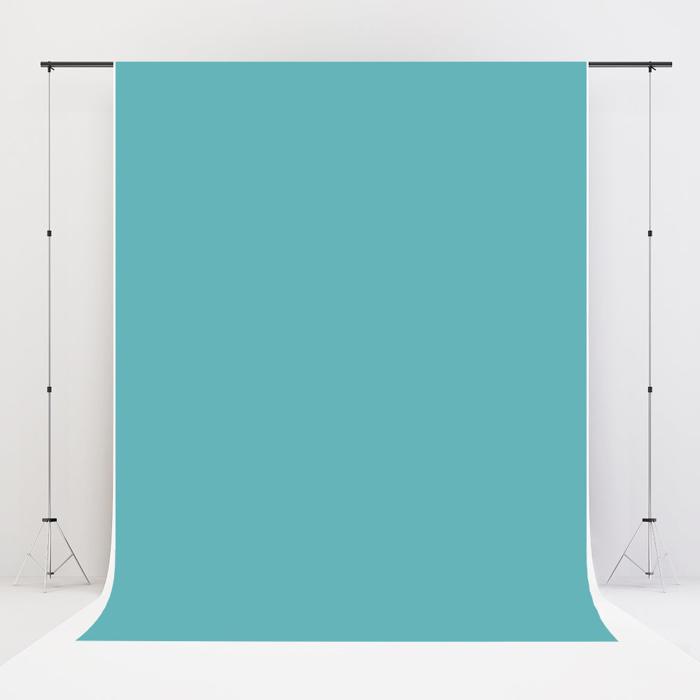 Kate Couleur unie Bleu turquoise Toile de fond Photographie de portrait - Kate Backdrop FR