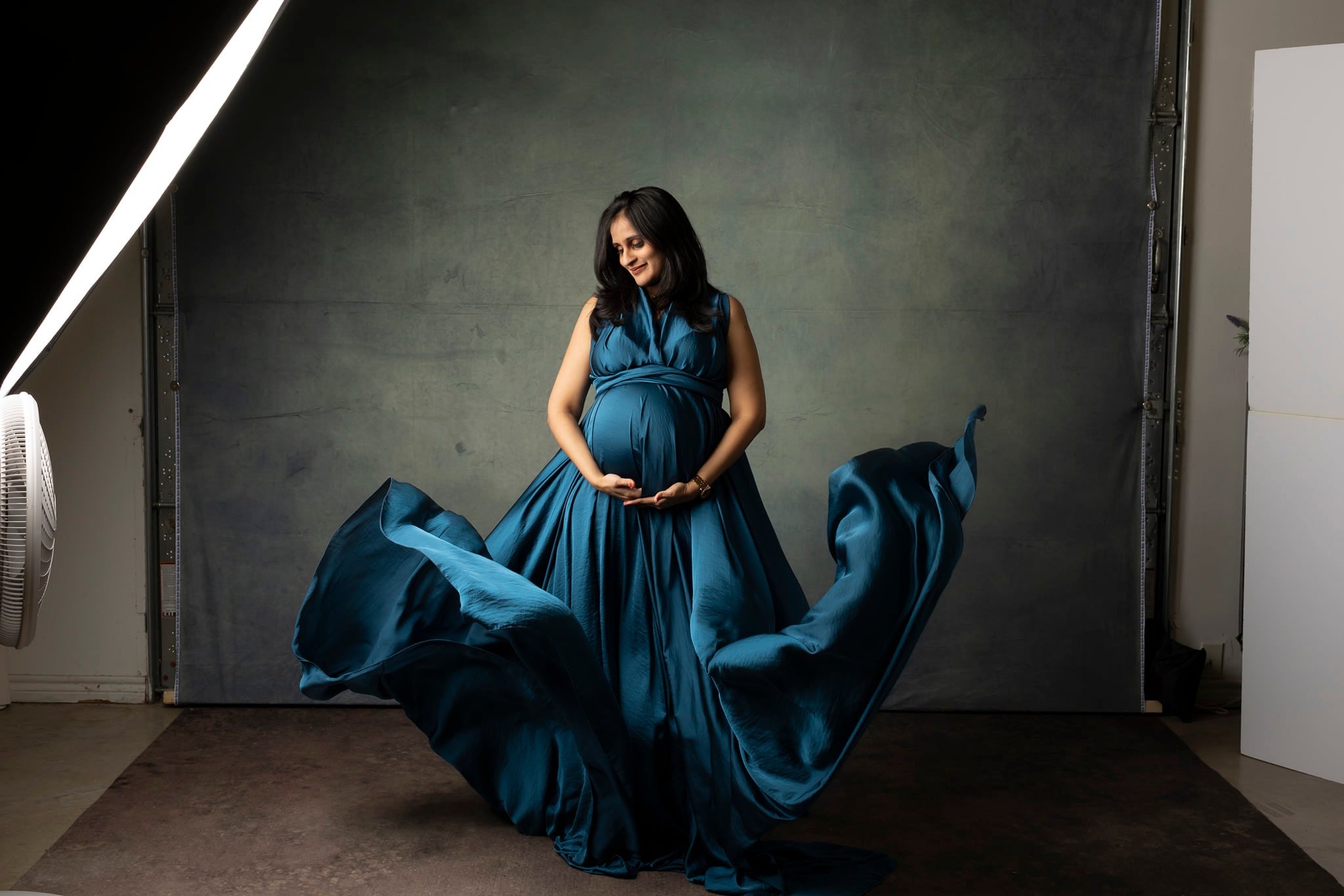 Kate Texturée Abstraite Noir Vert Gris clair Toile de fond pour la photographie - Kate Backdrop FR