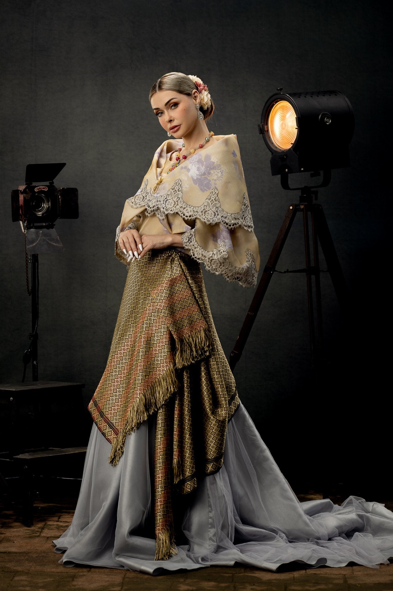 Kate Texturée Abstraite Noir Vert Gris clair Toile de fond pour la photographie - Kate Backdrop FR