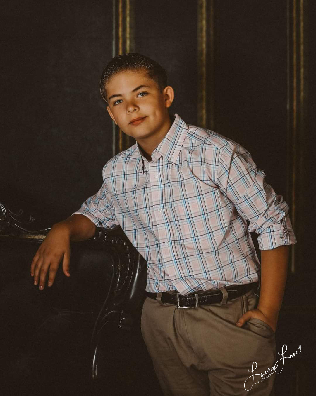 Kate Mur Noir Élégant Vintage Toile de fond pour la photographie - Kate Backdrop FR