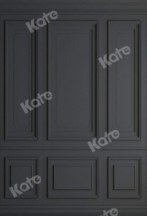 Kate Mur Vintage Noir Gris Toile de fond pour la photographie - Kate Backdrop FR