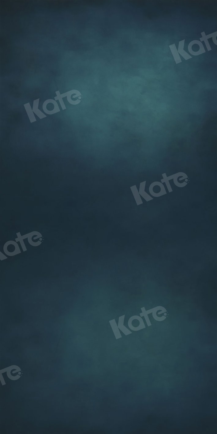 Kate Sweep Mur-à-Sol Bleu Portrait Abstrait Toile de fond pour la photographie - Kate Backdrop FR