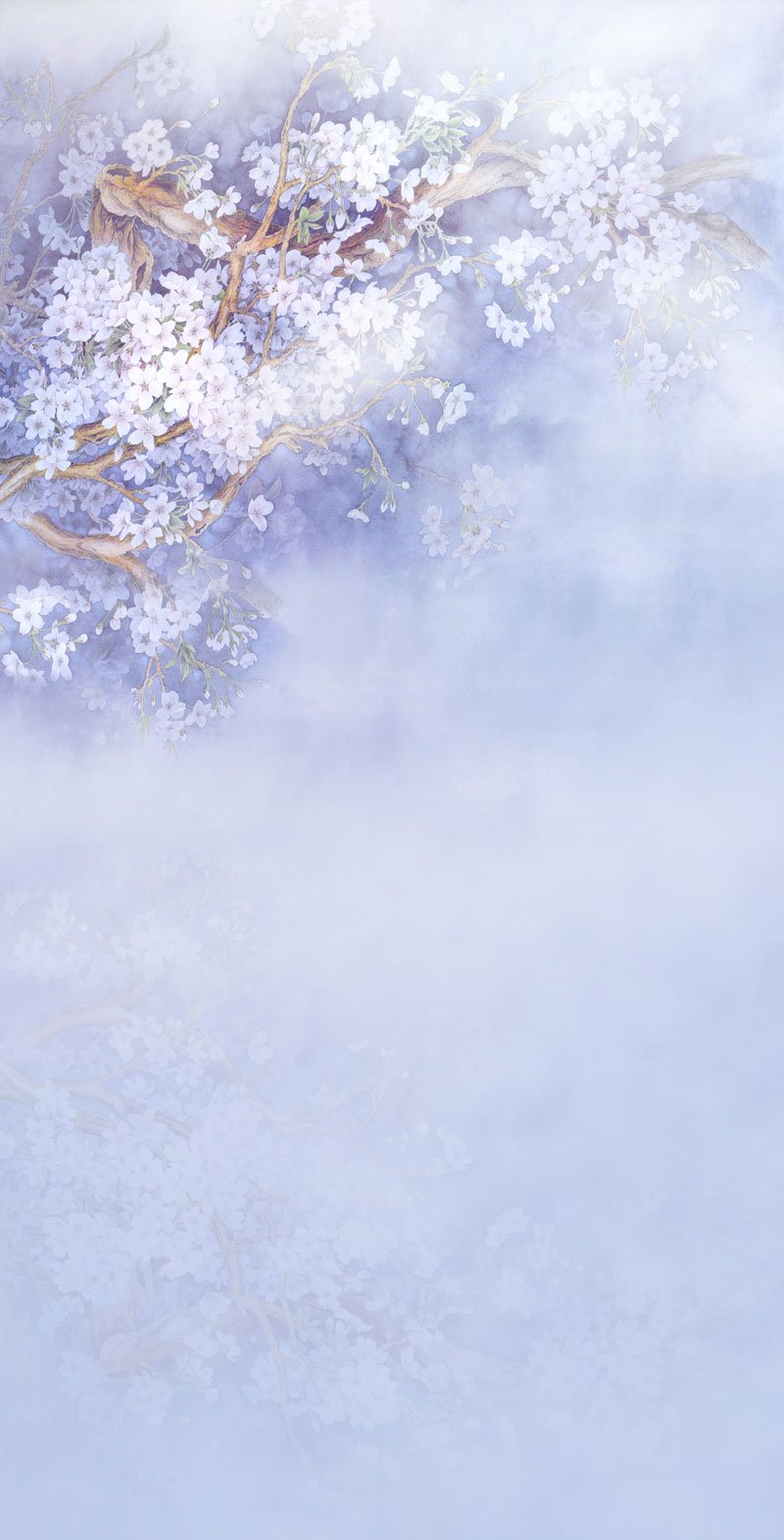 Kate Sweep Mur-à-Sol la toile de fond de fleurs violettes pour la photographie - Kate Backdrop FR