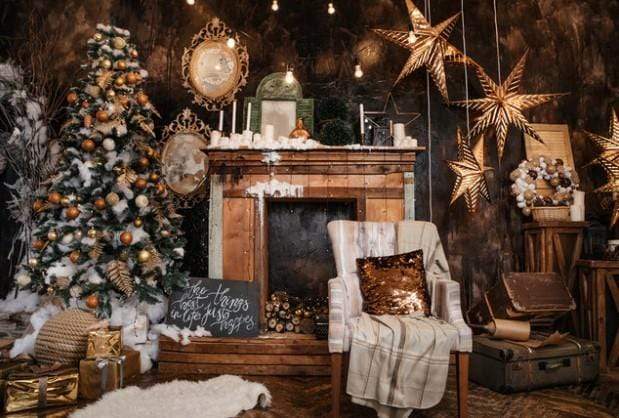 Kate Noël Vintage Photo de famille Toile de fond pour la photographie - Kate Backdrop FR