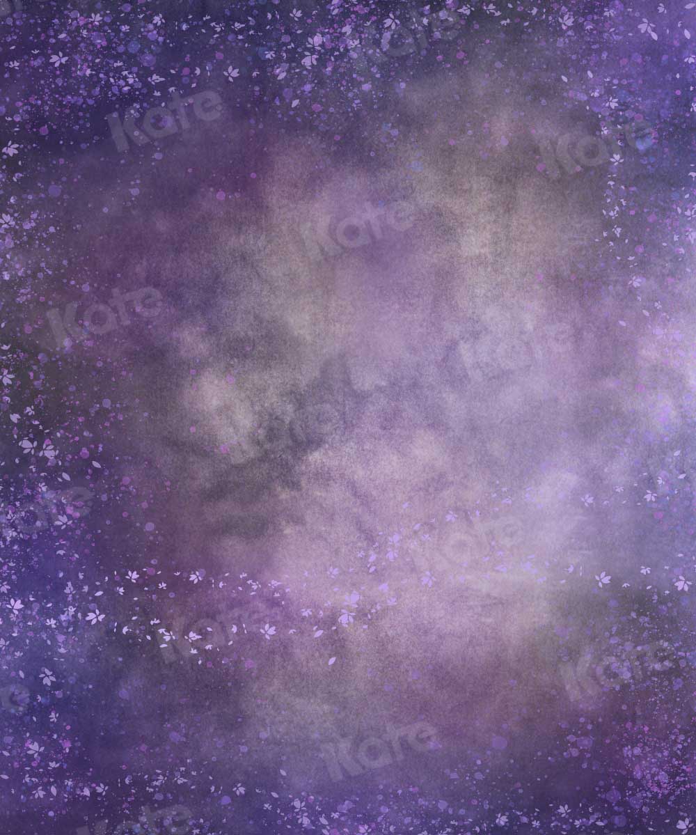 Kate Pétale Texture Violet Abstrait Toile de fond pour la photographie - Kate Backdrop FR