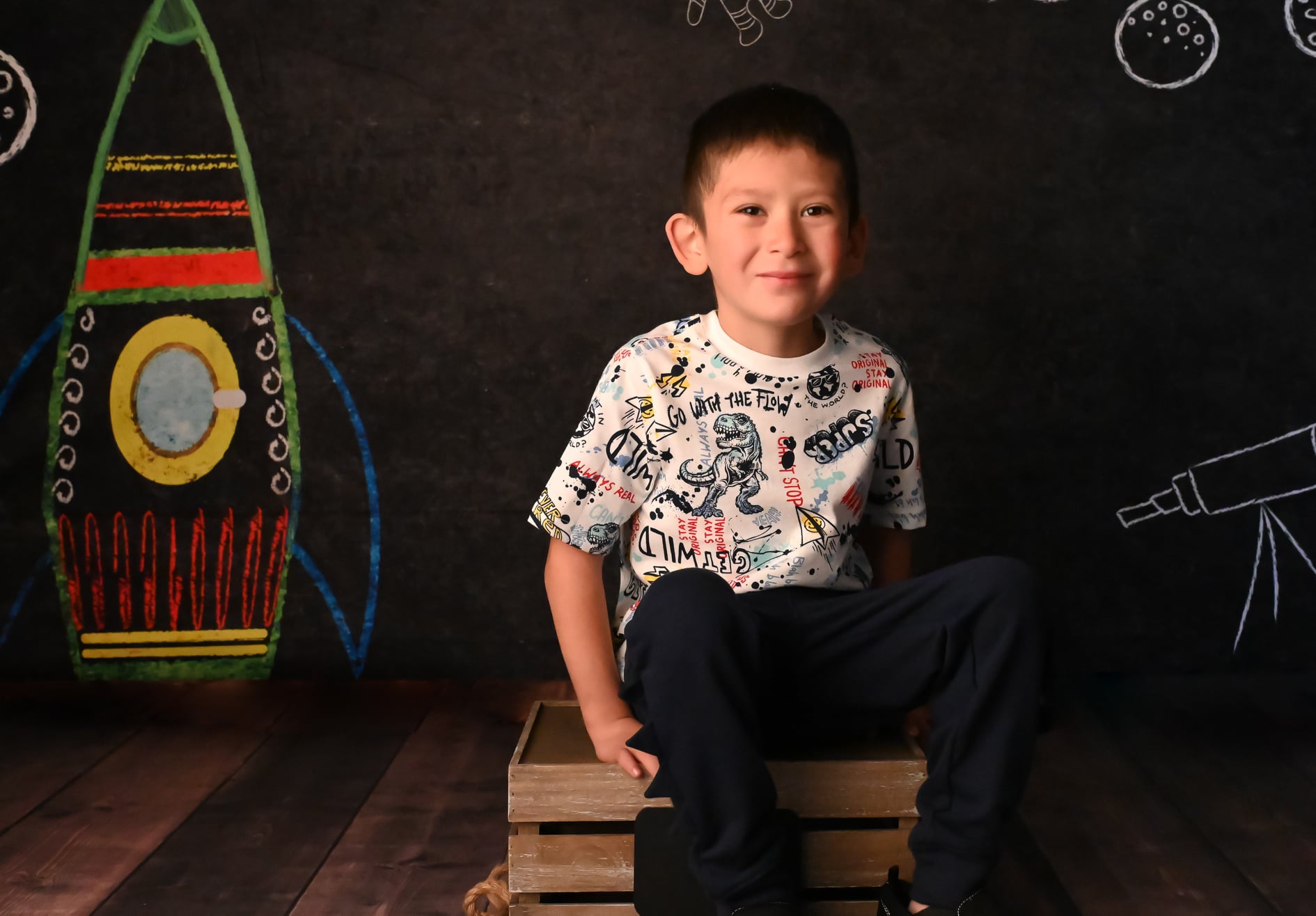 Kate Retour à l'espace scolaire Toile de fond école pour la photographie conçue par Marina Smith - Kate Backdrop FR