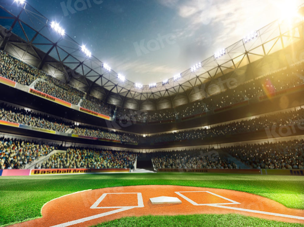 Kate Terrain de baseball Sport Compétition sportive Toile de fond pour la photographie - Kate Backdrop FR