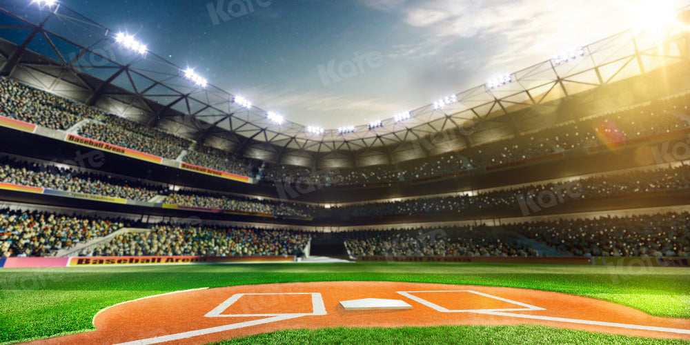 Kate Terrain de baseball Sport Compétition sportive Toile de fond pour la photographie - Kate Backdrop FR