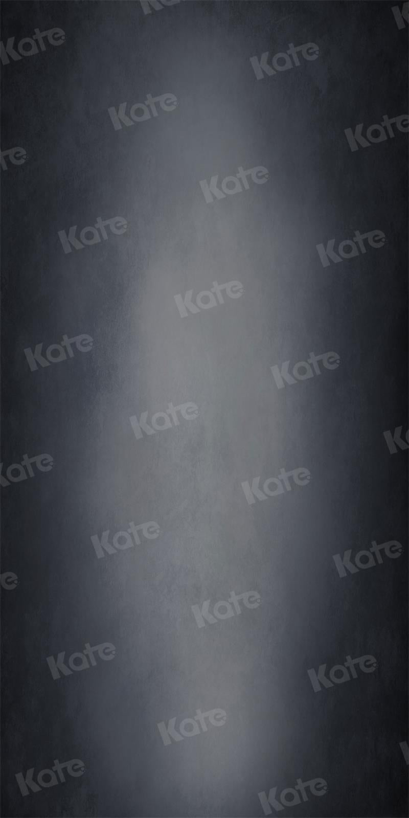 Kate Abstrait Noir Gris foncé Portrait Toile de fond pour la photographie - Kate Backdrop FR