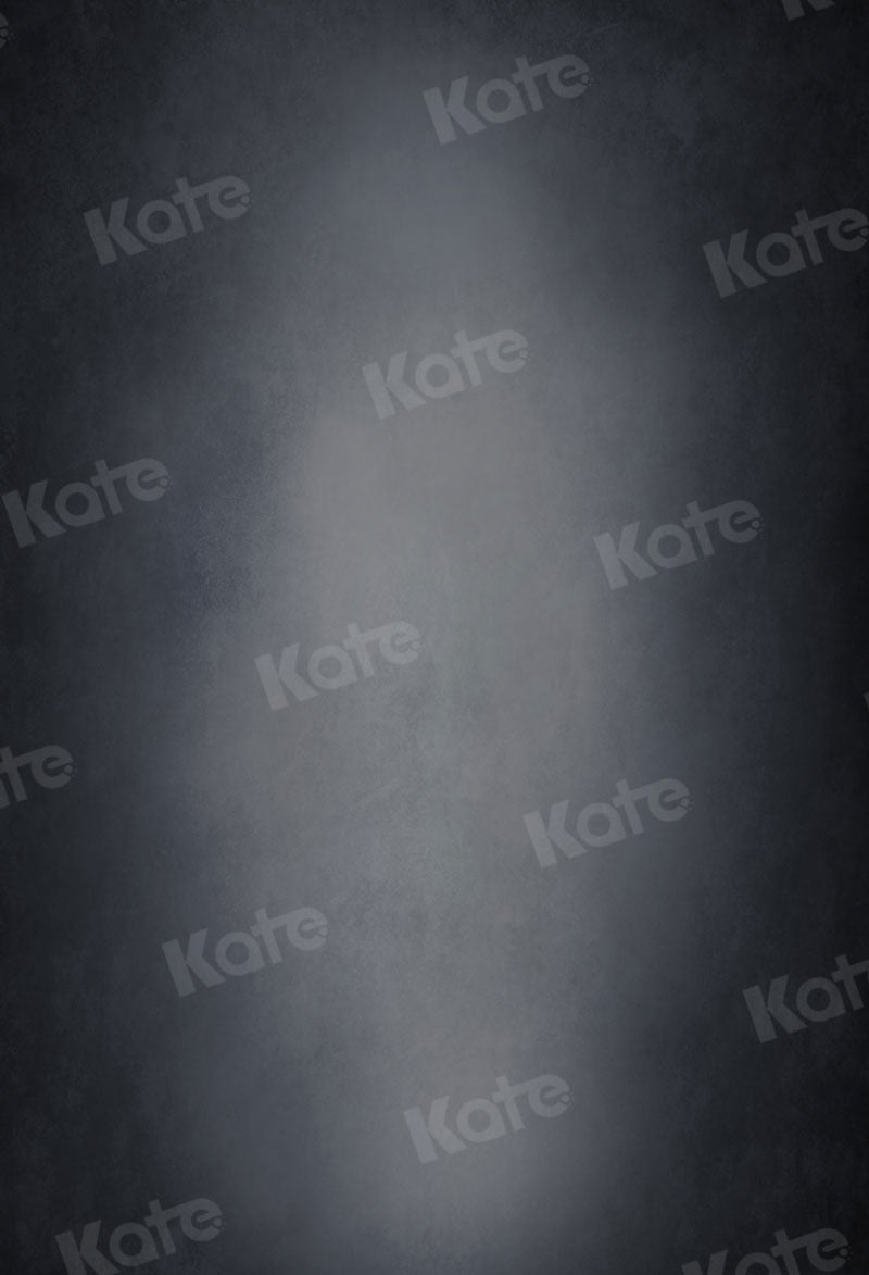 Kate Abstrait Noir Gris foncé Portrait Toile de fond pour la photographie - Kate Backdrop FR