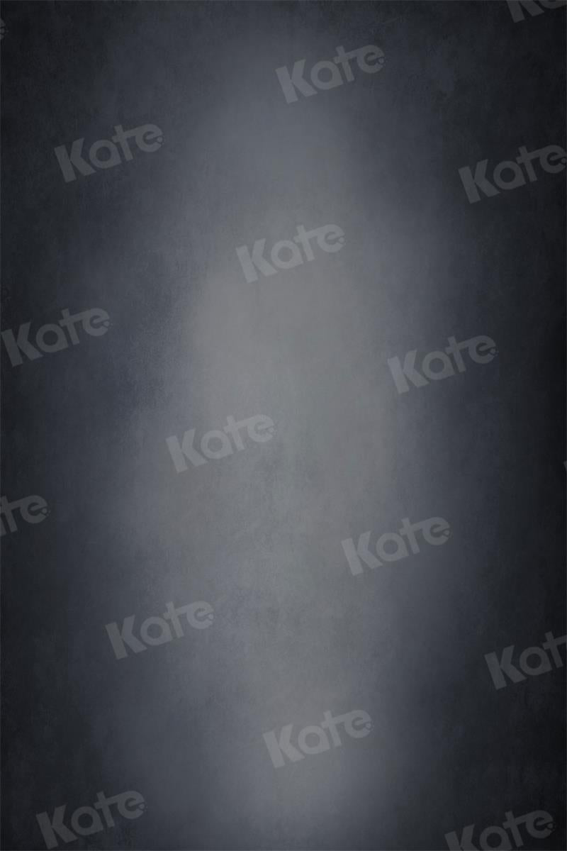 Kate Abstrait Noir Gris foncé Portrait Toile de fond pour la photographie - Kate Backdrop FR