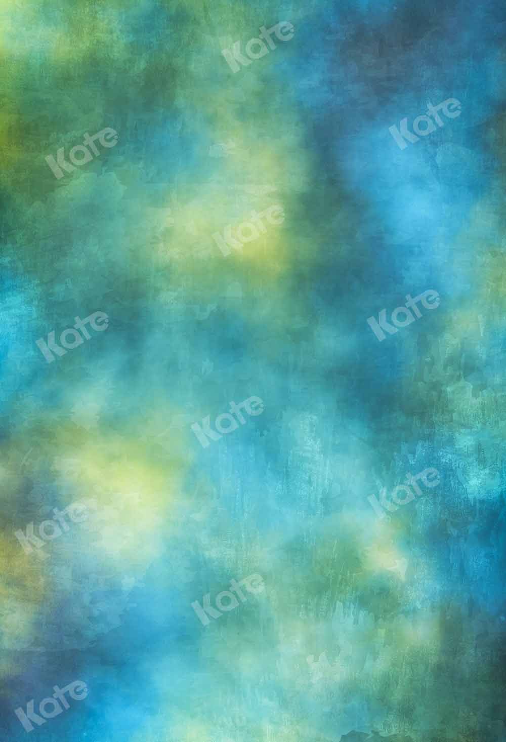 Kate Bleu-vert Texture Abstraite Toile de fond conçue par Kate Image - Kate Backdrop FR