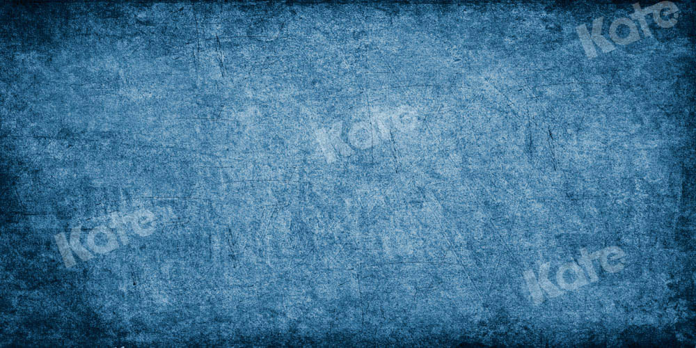 Kate Texture Abstraite Bleu Inégal Portrait Toile de fond conçue par Kate image - Kate Backdrop FR
