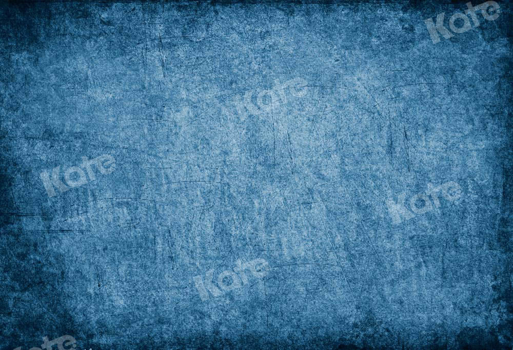 Kate Texture Abstraite Bleu Inégal Portrait Toile de fond conçue par Kate image - Kate Backdrop FR