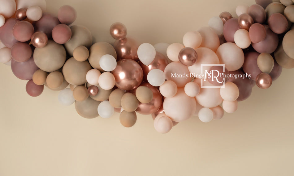 Kate Toile de fond Boho Ballon Swag Matte Pink Conçu par Mandy Ringe Photographie