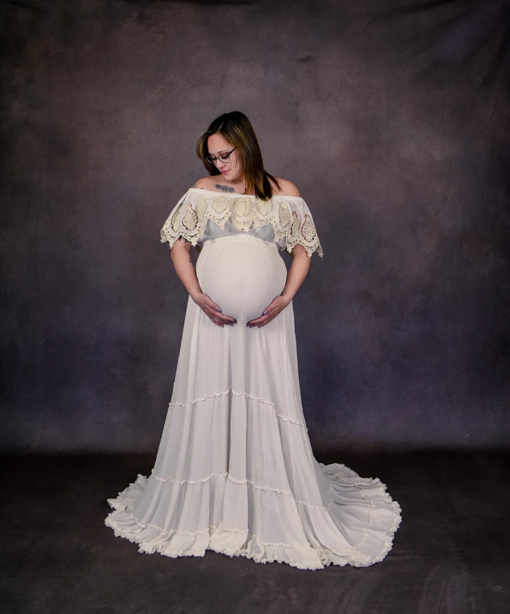 Kate Abstrait Marron Portrait Toile de fond pour la photographie - Kate Backdrop FR