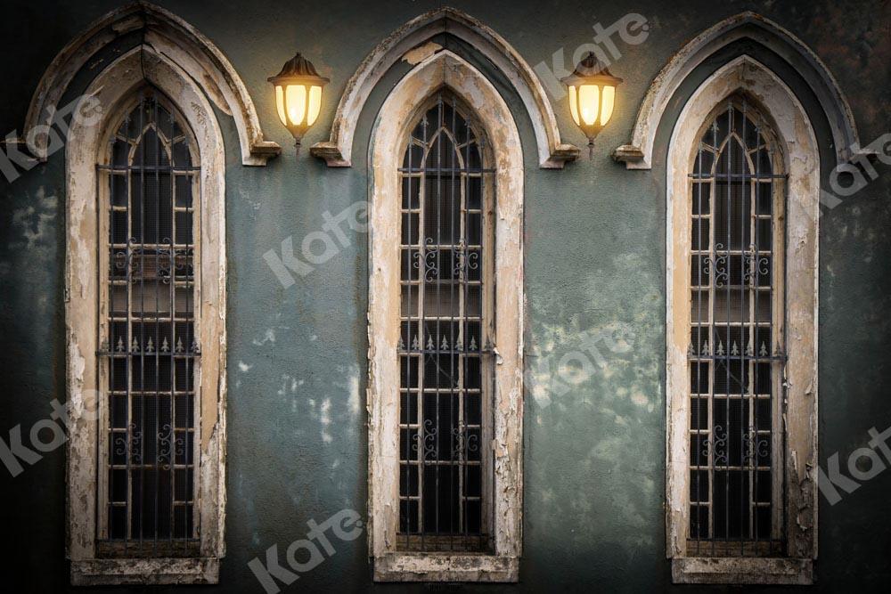 Kate Fenêtres Église Nuit Toile de fond conçue par Chain Photographie
