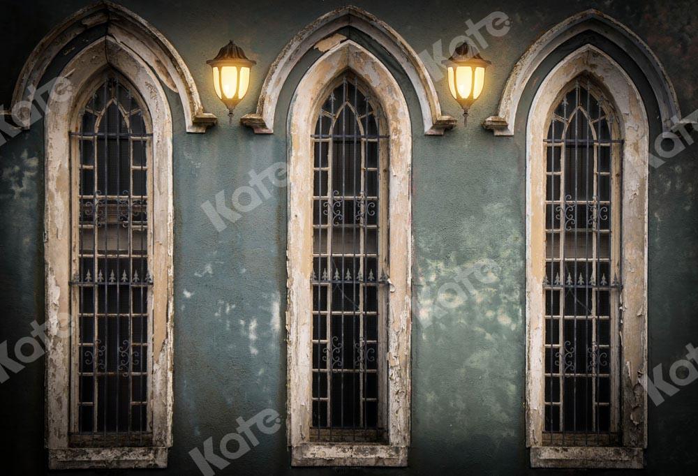 Kate Fenêtres Église Nuit Toile de fond conçue par Chain Photographie